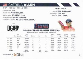 2022 Disc Golf Pro Tour #2 Catrina Allen Back
